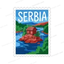 Drina river house