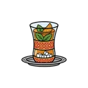 Maghrebi mint tea