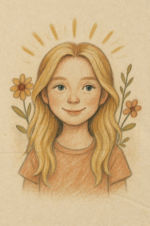 🌻 Younger Pencil Sketch